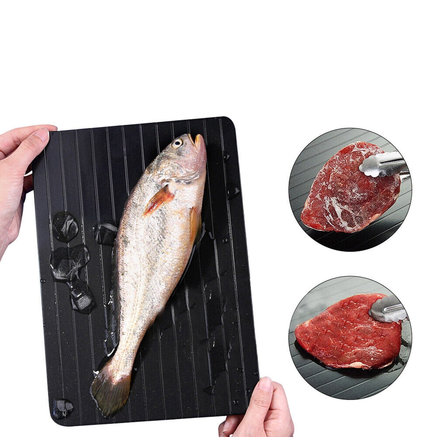 Home Kitchen Defrosting Metal Plate Tray