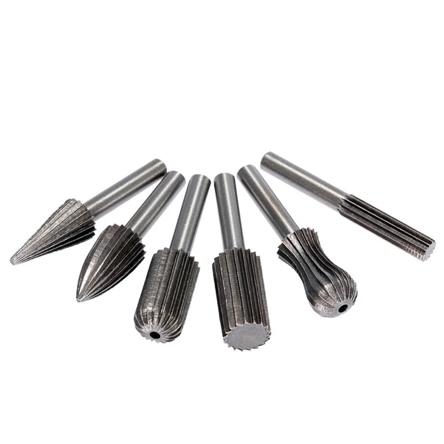 6 Piece Tungsten Carbide Burr Set Rotary Drill Bit Die Grinder