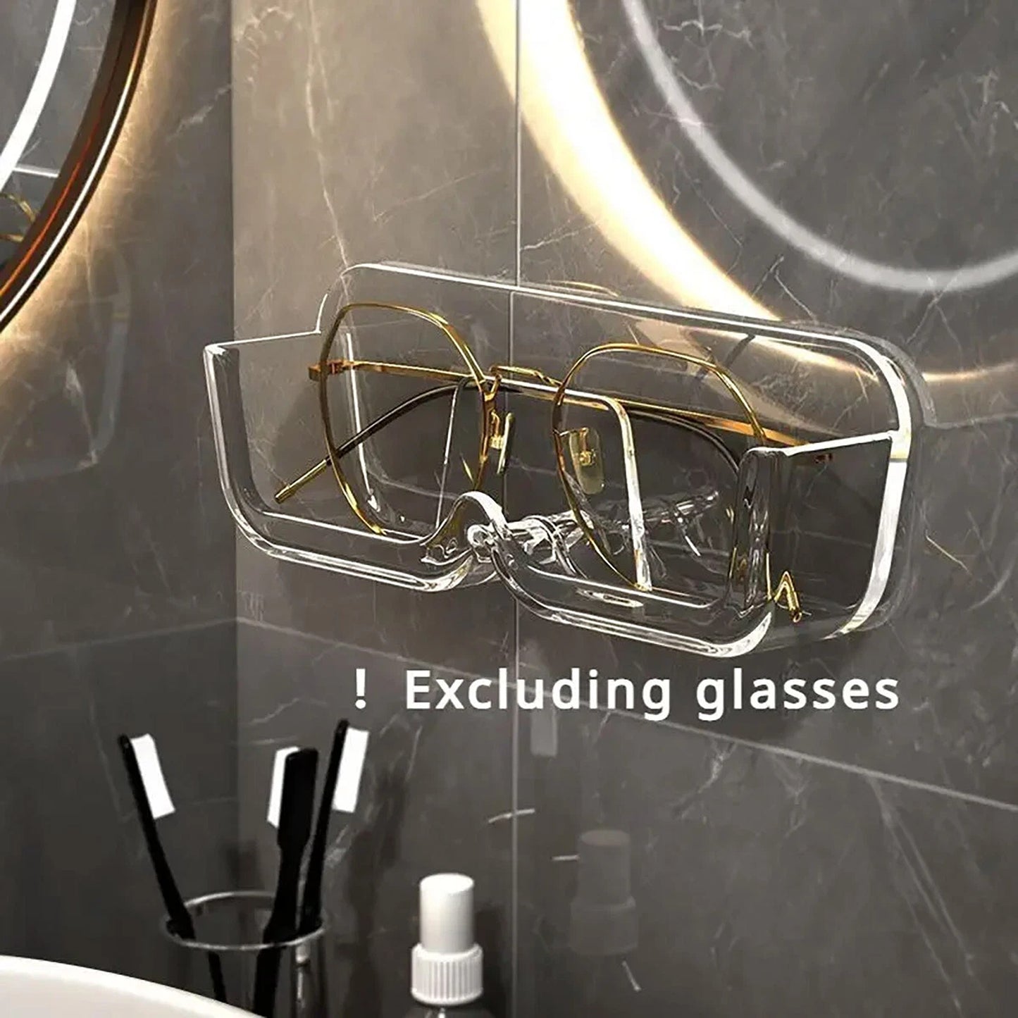 6 Pack Wall Eyeglass Display Shelf and Storage Holder