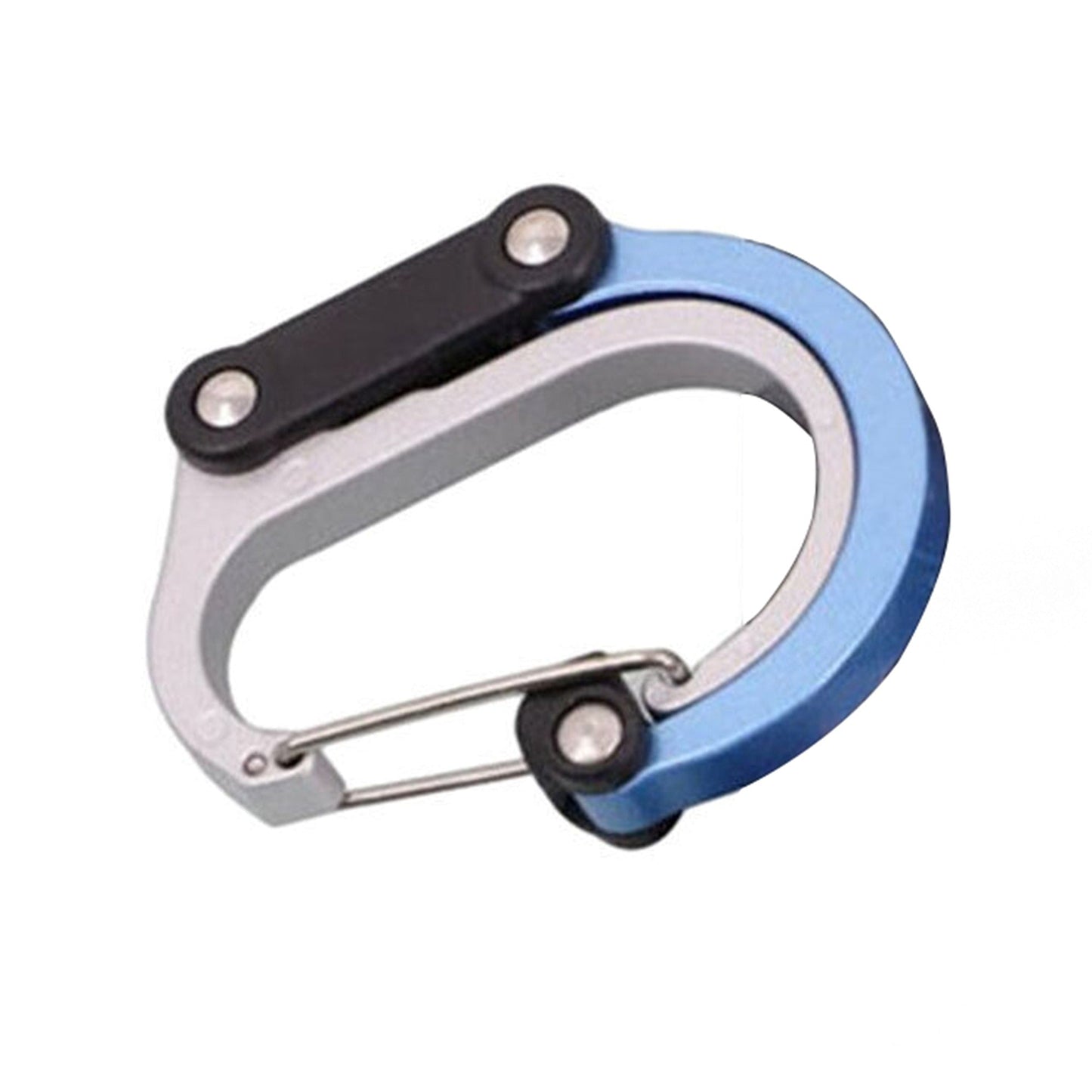 Rotating Carabiner Clip Hook Buckle Fastener For Travel Luggage Bags - Blue