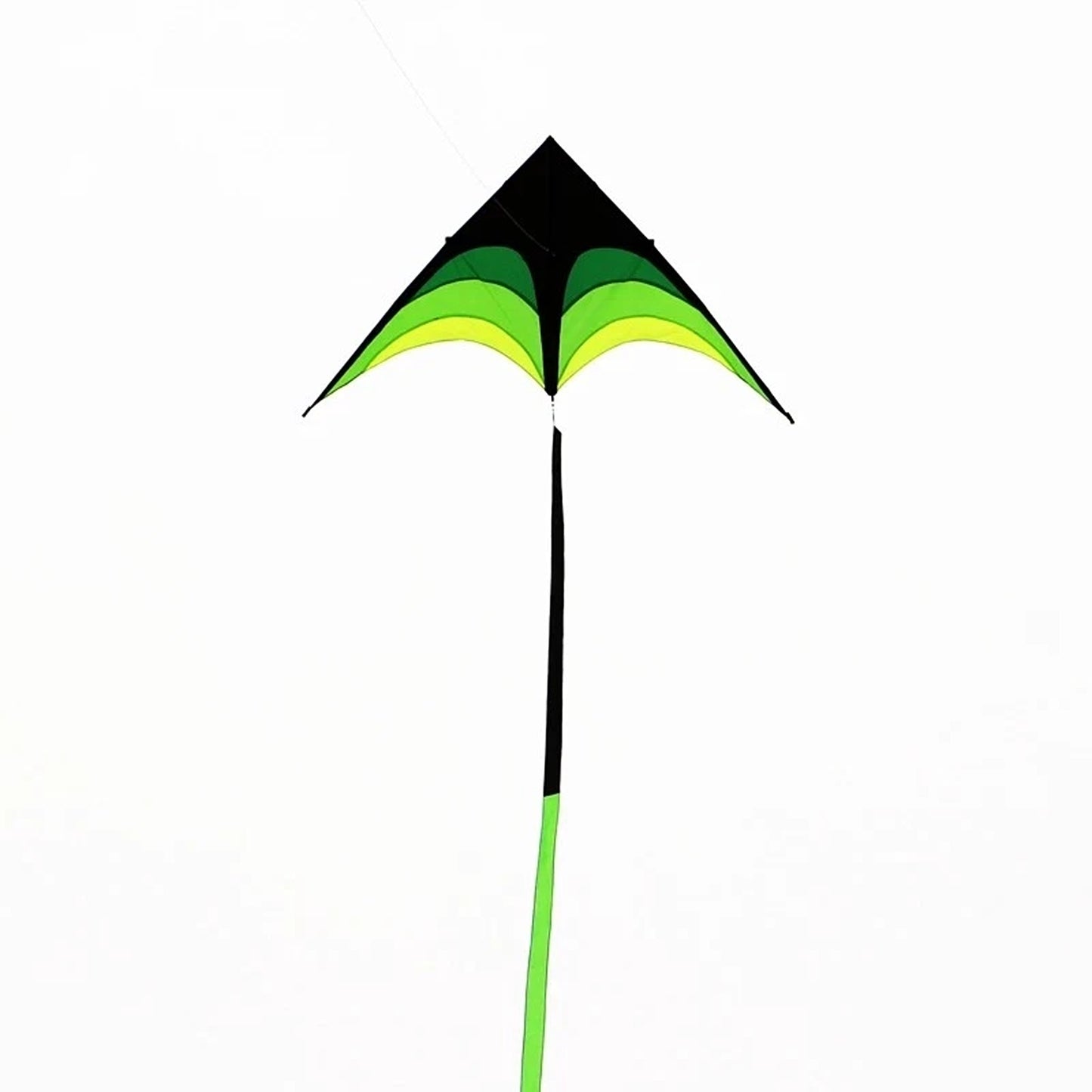 Large Delta Stunt Kite Kit with Wheel Line and Tail for Kids