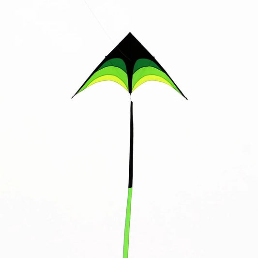 Large Delta Stunt Kite Kit with Wheel Line and Tail for Kids