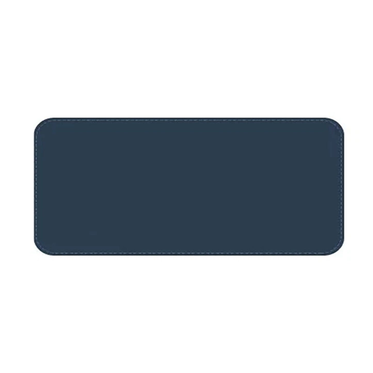 Navy PU Leather Extended Mouse Pad for Gaming and Office Use