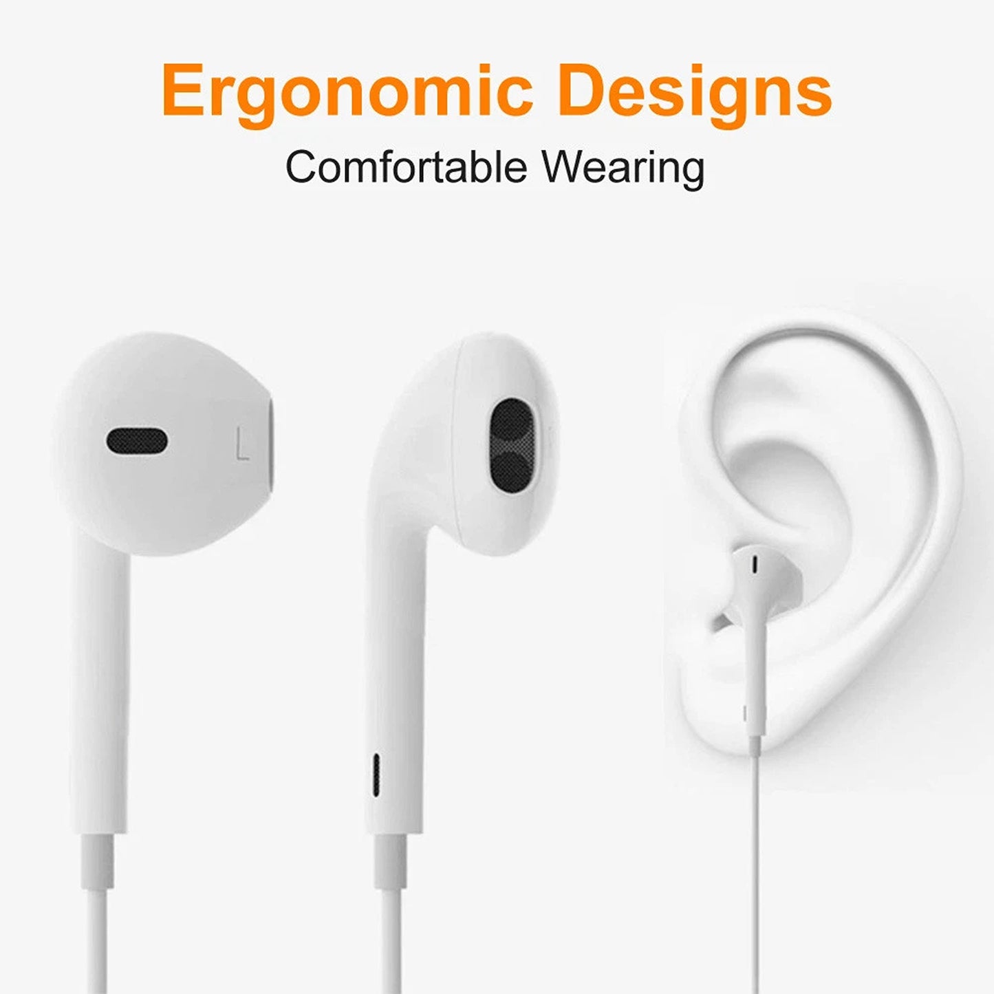 Wireless Sweatproof Headphones with Mic for Workout and Gym