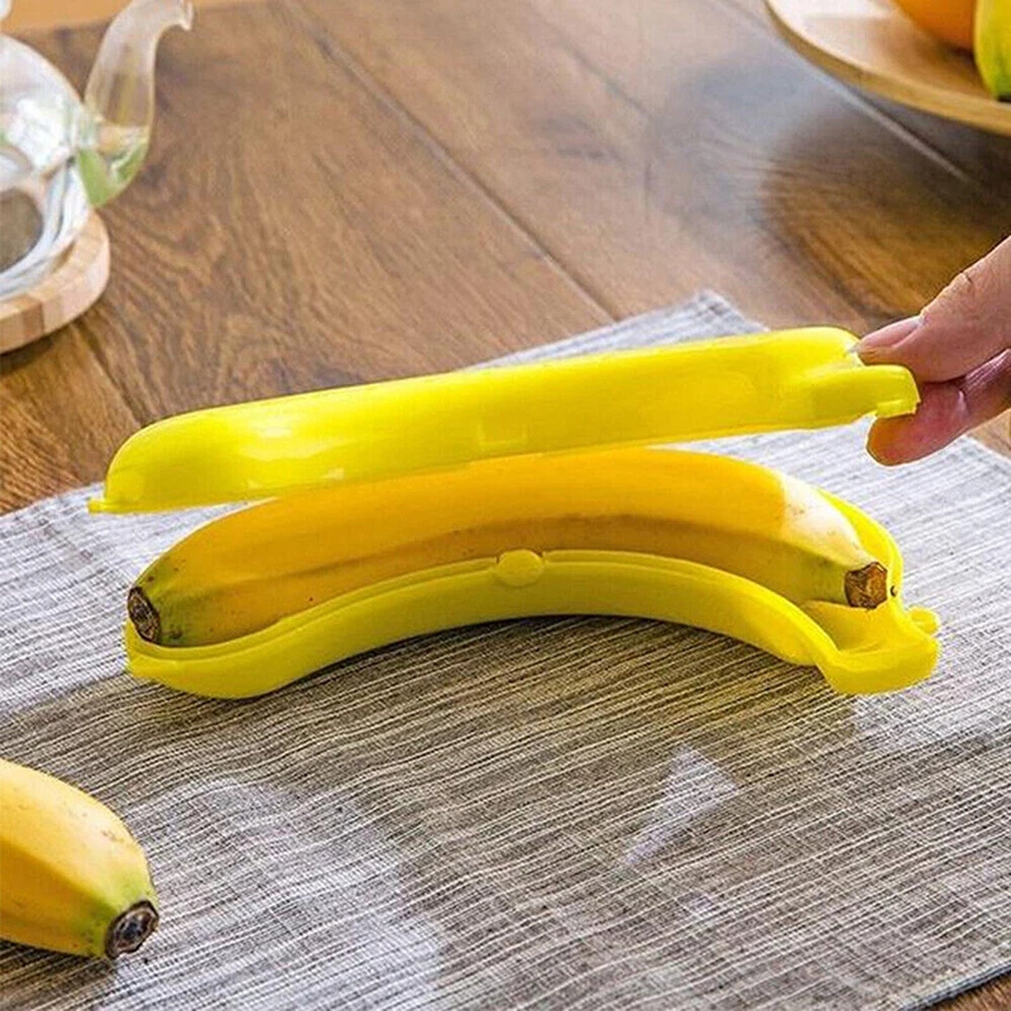 2 Piece Fruit Storage Case for Bananas