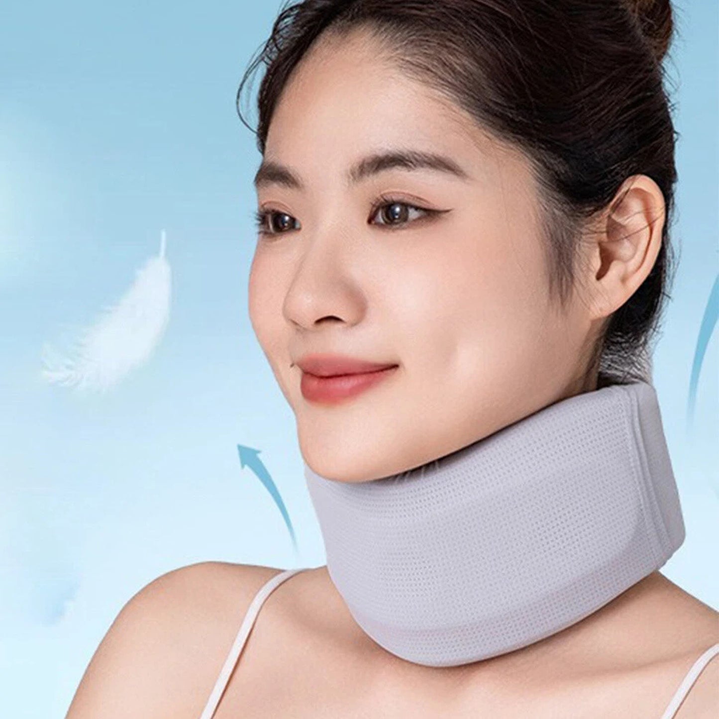 Cervical Neck Collar Soft Foam Brace for Pain Relief and Sleep