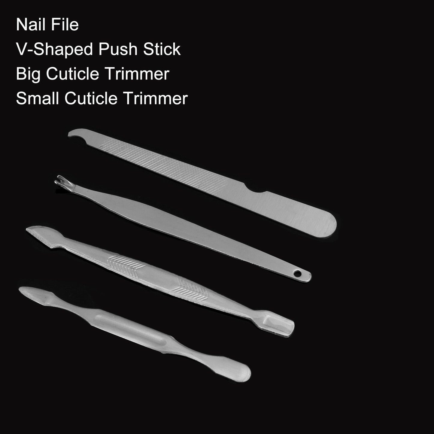 Stainless Nail Clippers Kit - 12 pcs