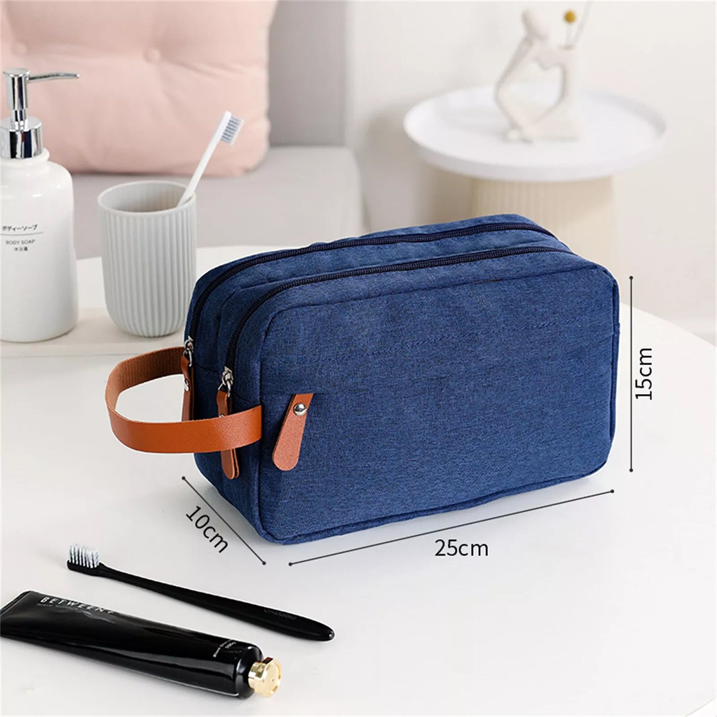 Travel Toiletry Bag Waterproof Wash Bag Cosmetic and Bathroom Organizer