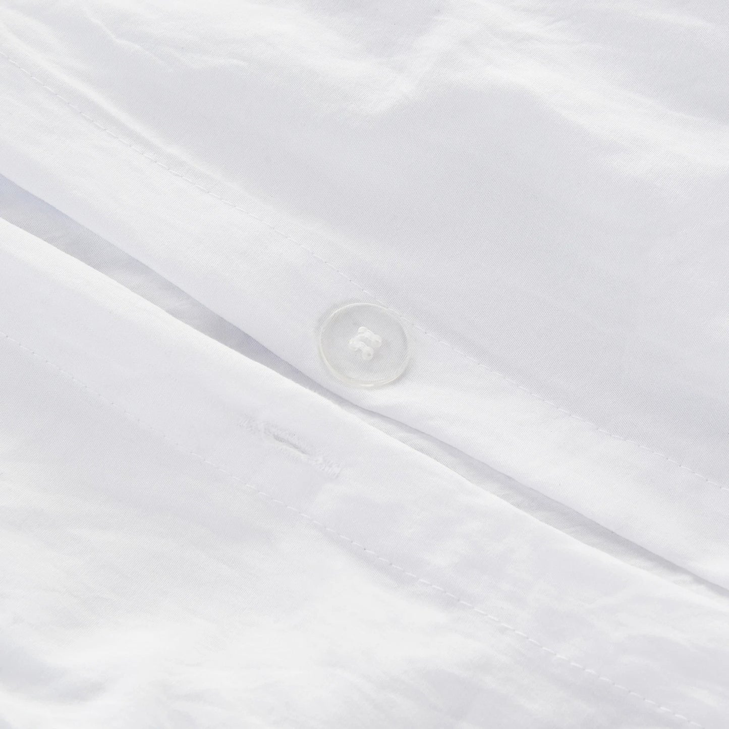 White 2000 Thread Count Quilt Cover Set Soft Luxury Bedding