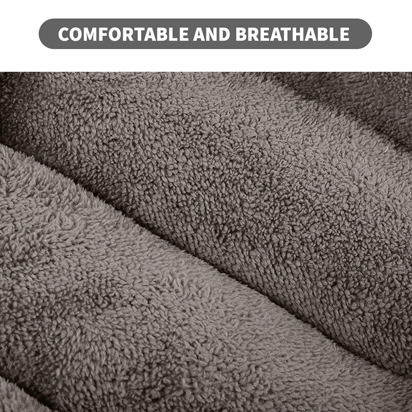Fluffy Calming Bed for Pets Donut Style Cushion for Dogs and Cats in Multiple Sizes