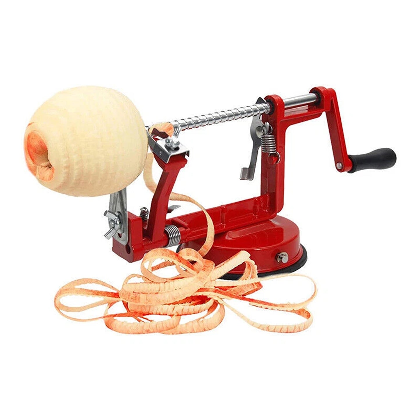 3 in 1 Apple Peeler Red Kitchen Tool Fruit Cutter Slicer and Corer