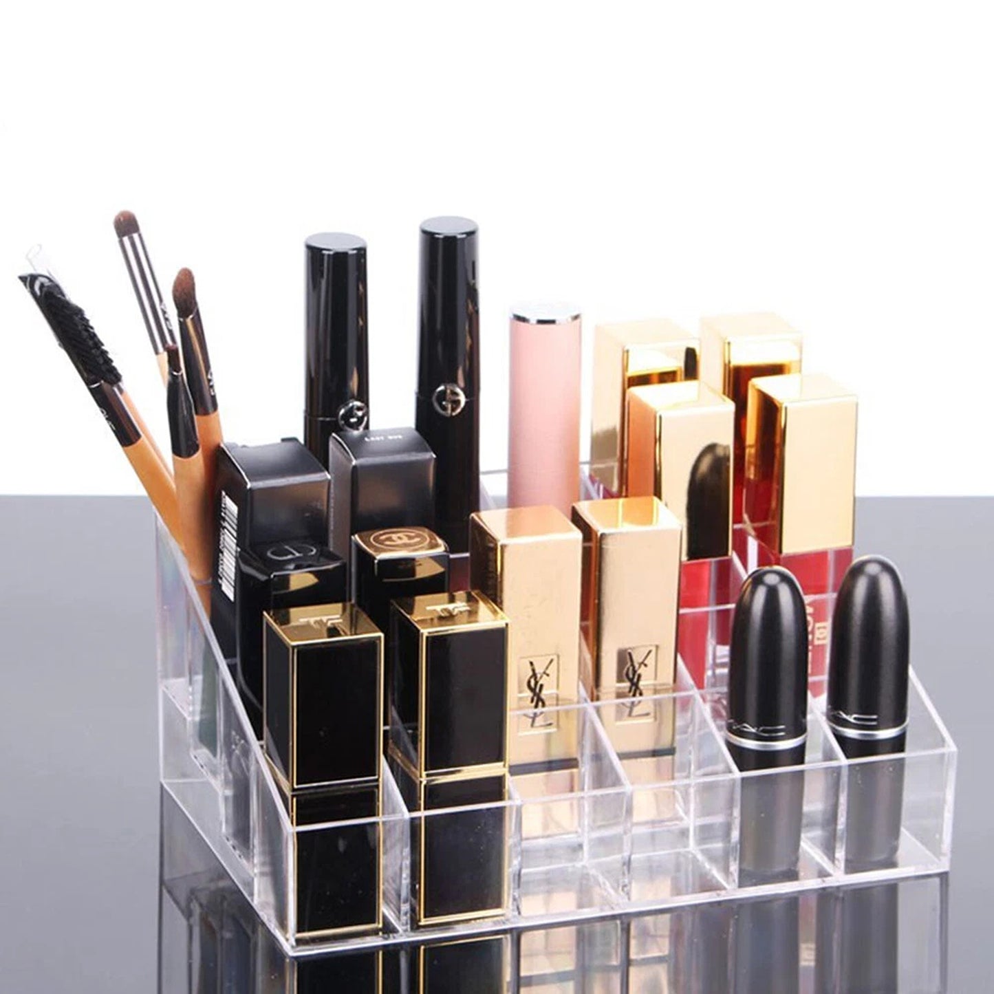 Lipstick Storage Organizer Display Stand for Makeup Collection