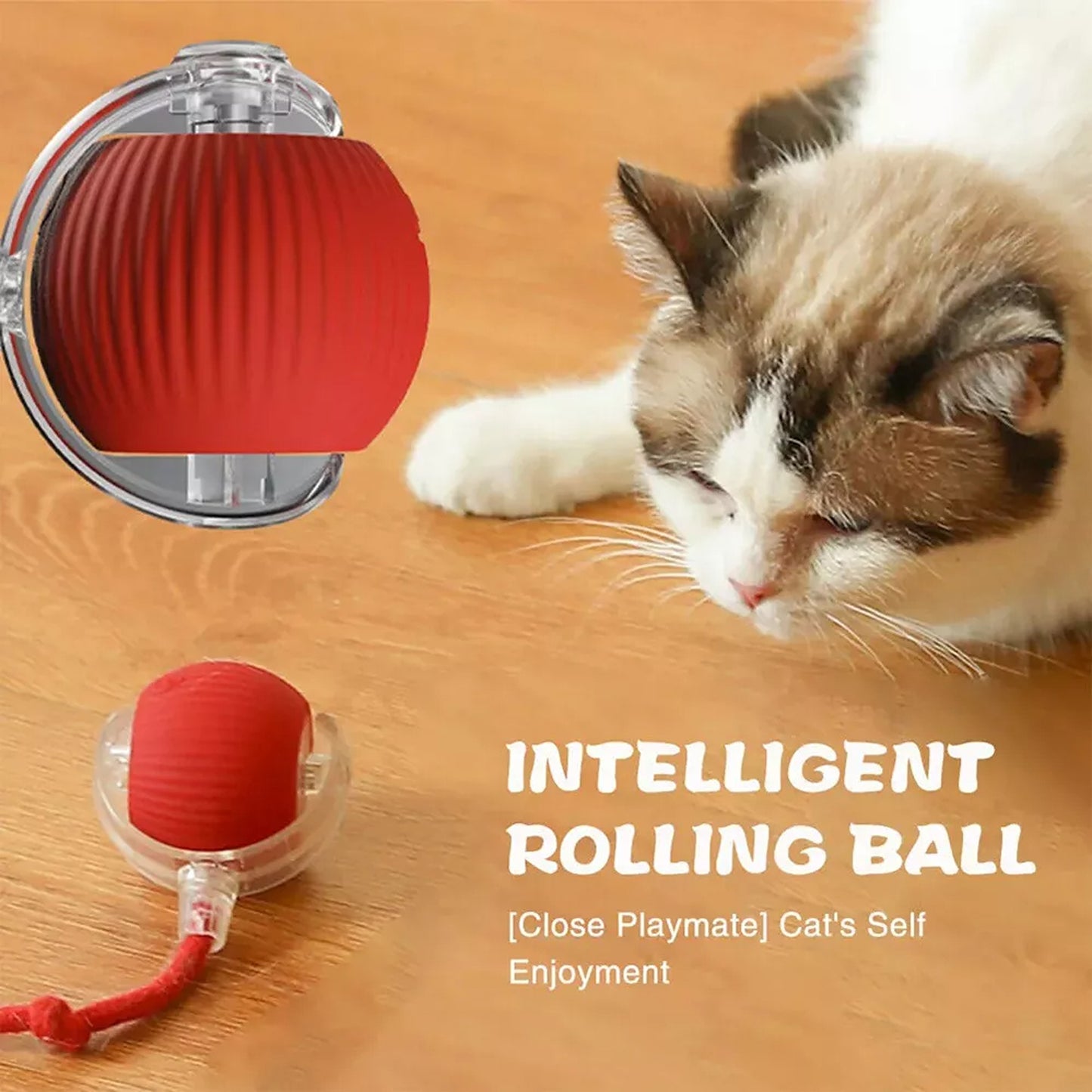 Automatic Rolling Ball Toy for Cats and Dogs Electric Pet Toy