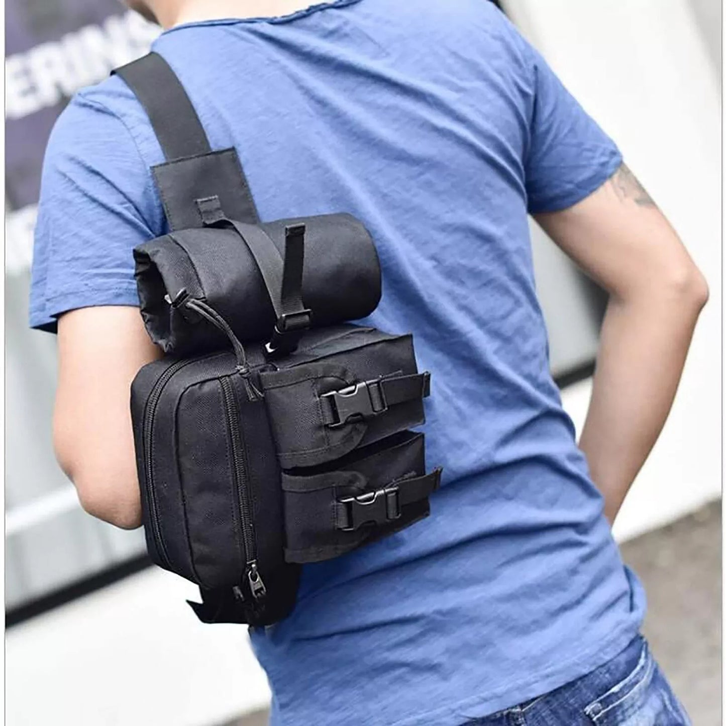 Tactical Waist Bag Utility Fanny Pack Outdoor Belt Pouch for Hiking Camping