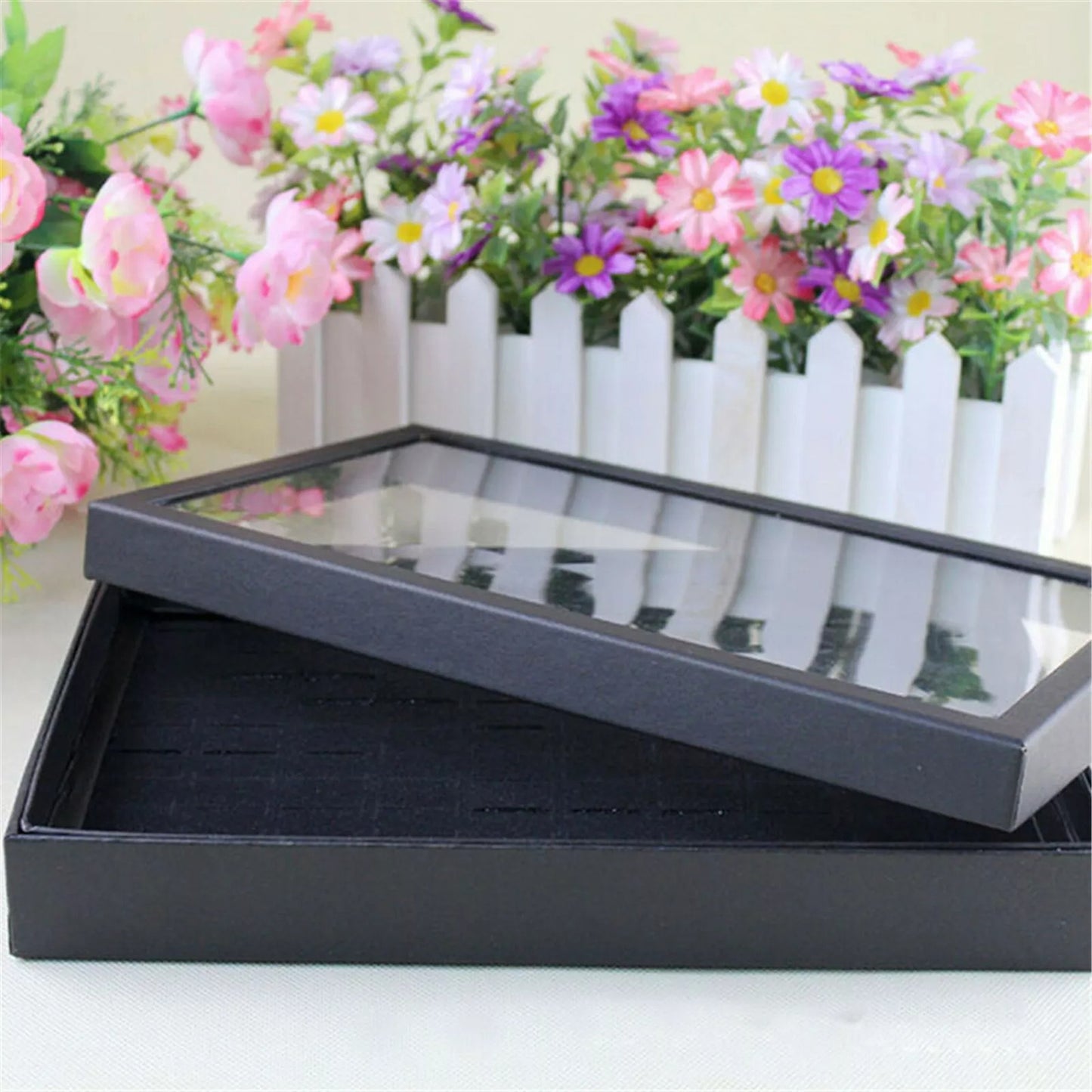 100 Slot Jewelry Tray Holder for Organizing Rings and Earrings