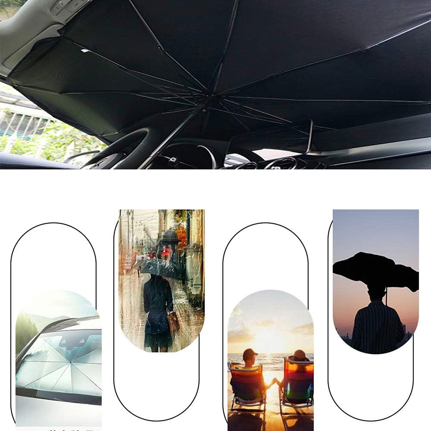 Foldable Windshield Umbrella Car Sun Shade