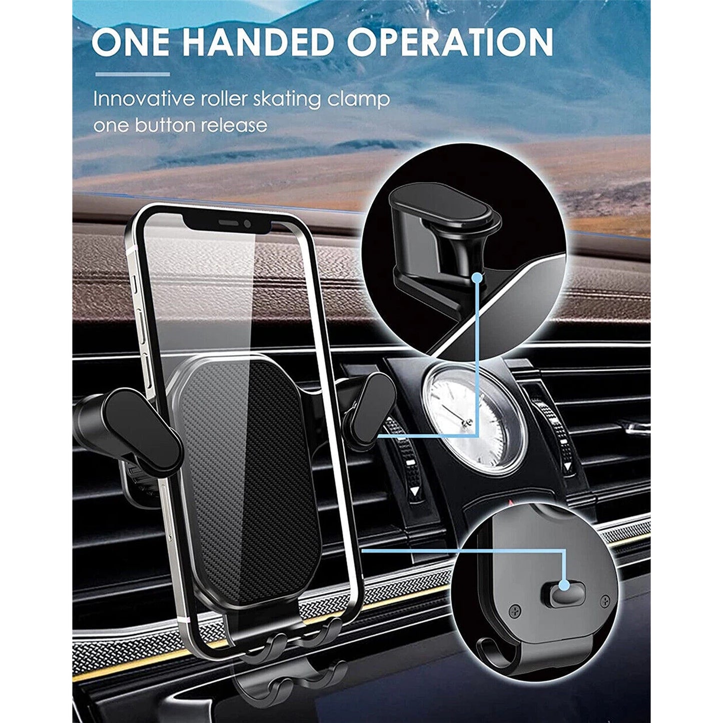 Universal Air Vent Mount Phone Stand Gravity Car Holder
