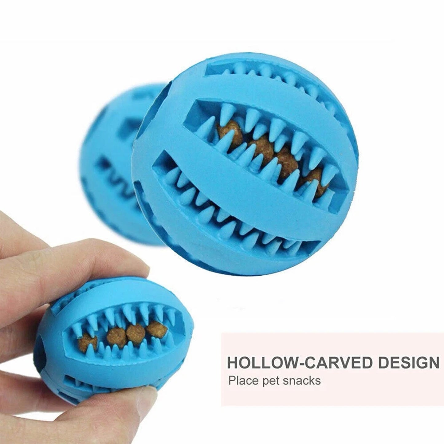 Blue Dog Training Play Toy with Treat Holder