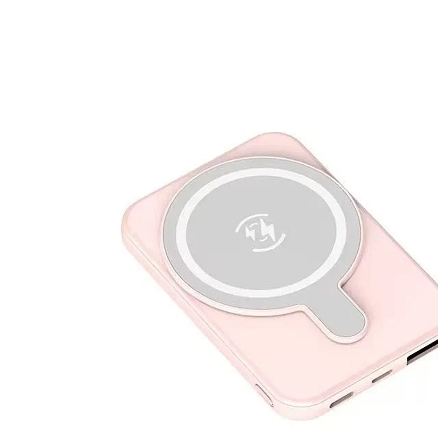 Pink 10000mAh Mini Magnetic Portable Wireless Charger