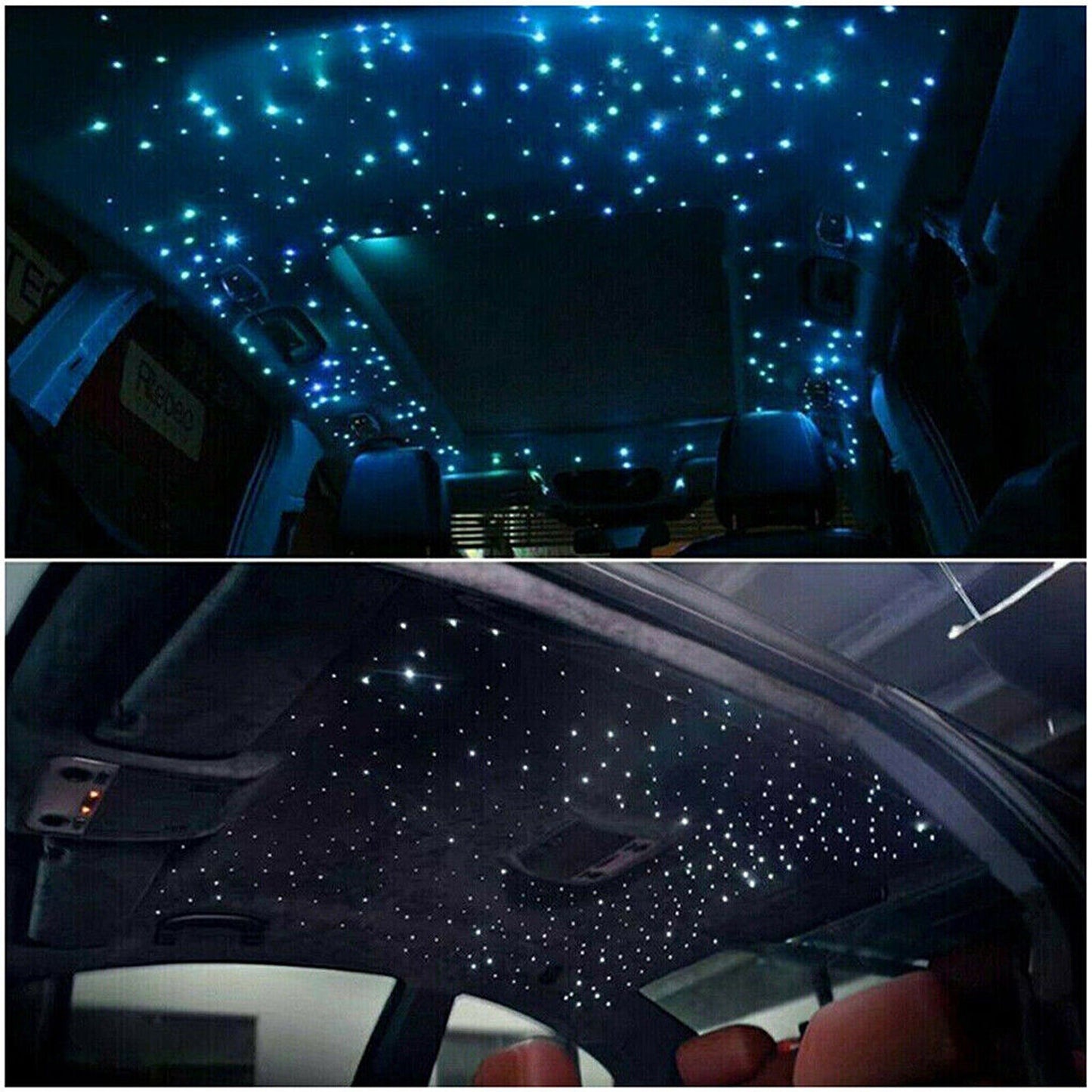 Fiber Optic Car Headliner Twinkle Star Light LED Light Source Machine Kit - 500pcs