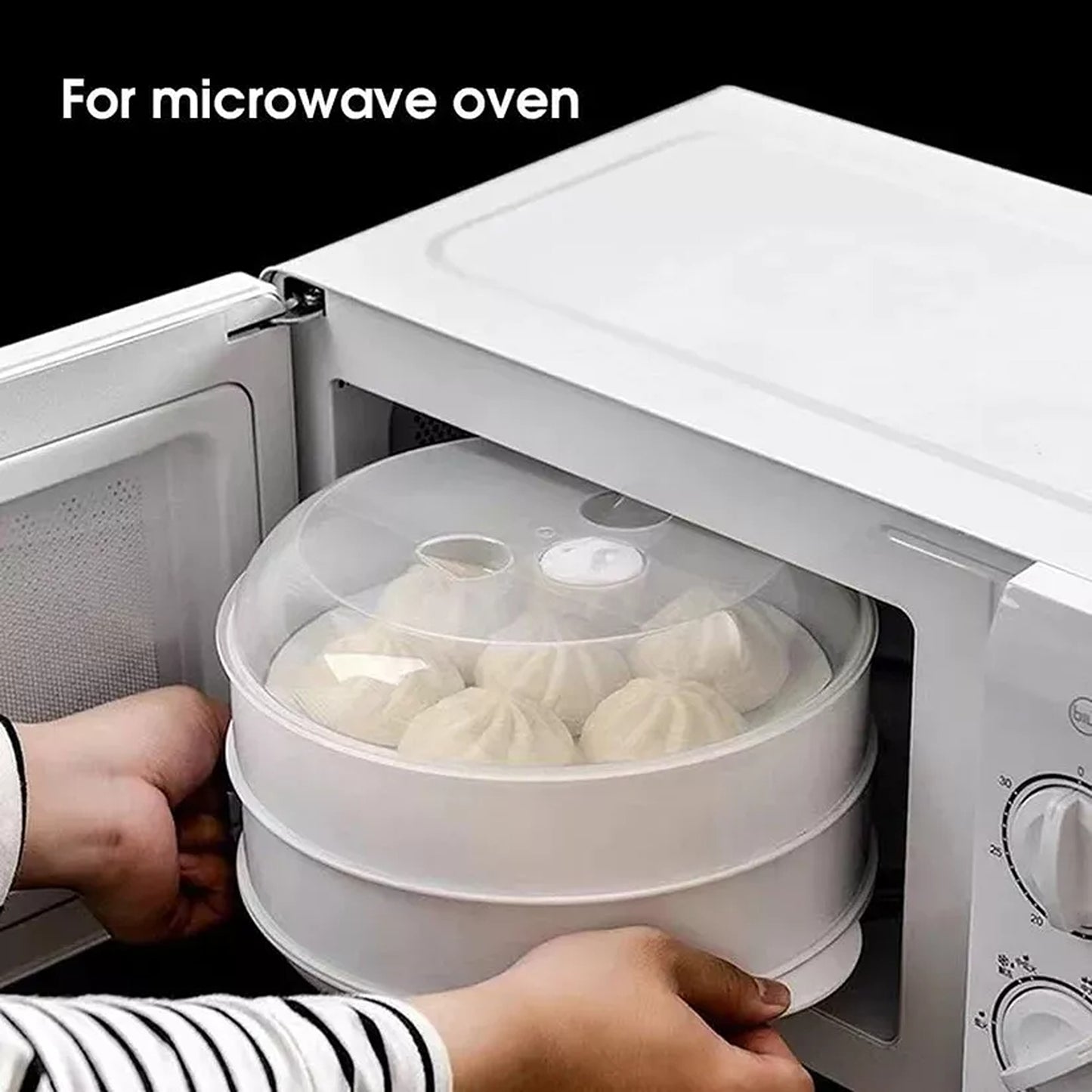 Double Layer Microwave Steamer for Quick and Healthy Cooking