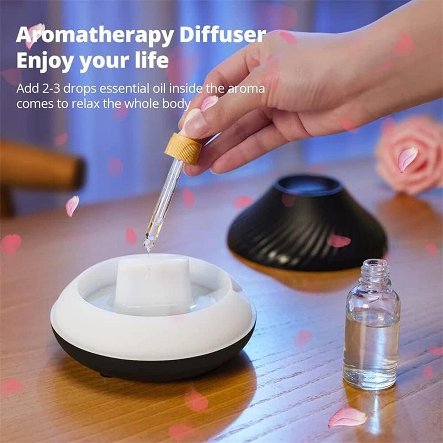 LED Aroma Diffuser and Humidifier for Bedroom Use