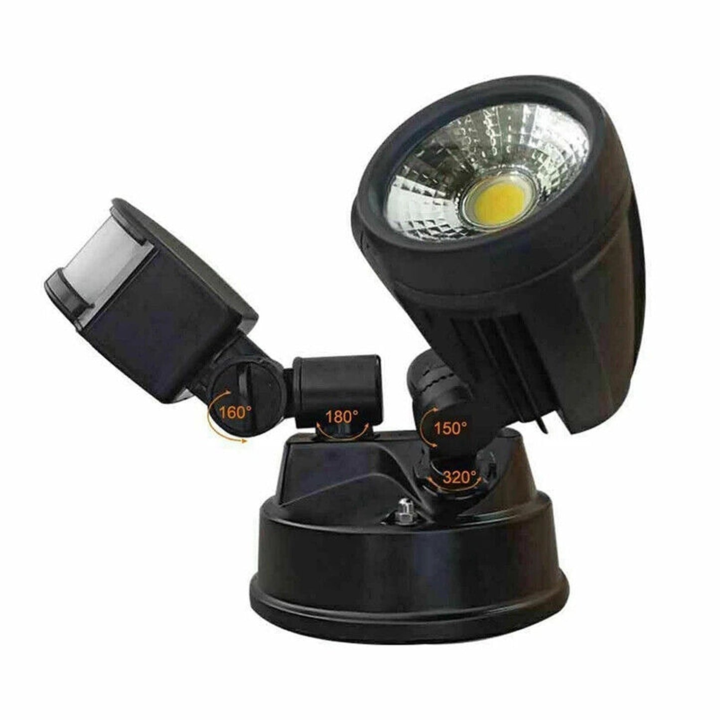 26V Twin LED Security Flood Light Outdoor Garage Sensor Spotlight