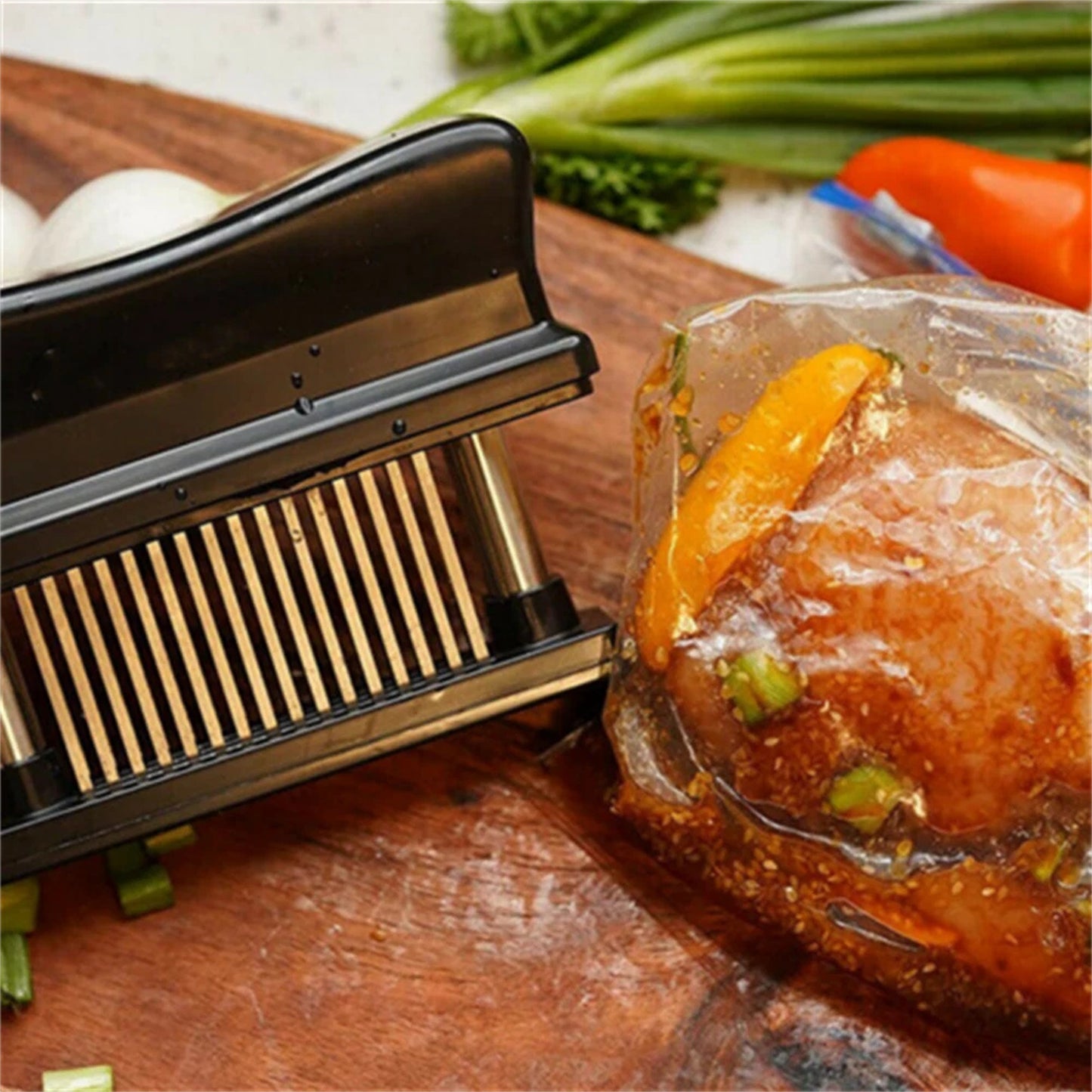 Manual Meat Tenderizer Stainless Steel Steak Beef Chicken