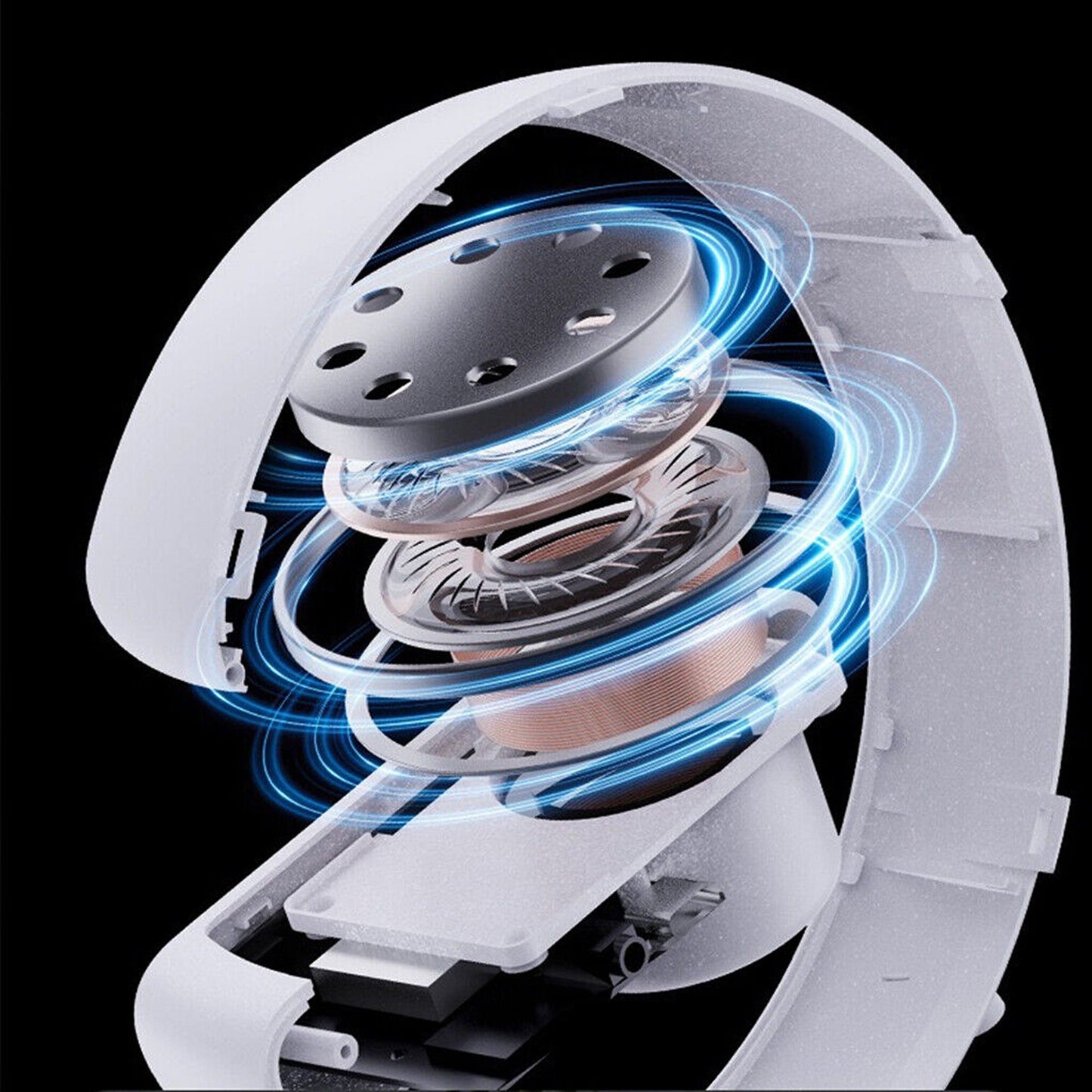 Wireless Charging Alarm Clock LED Night Light Bluetooth Speaker Timer