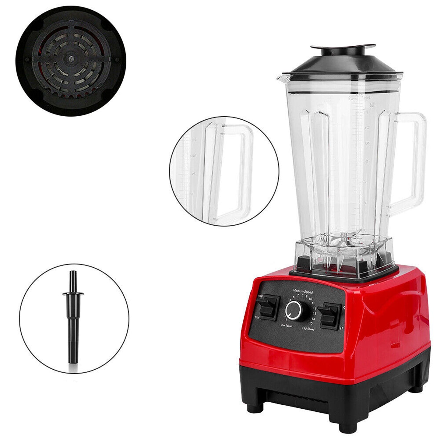 2L Commercial Smoothie Blender Mixer Juicer