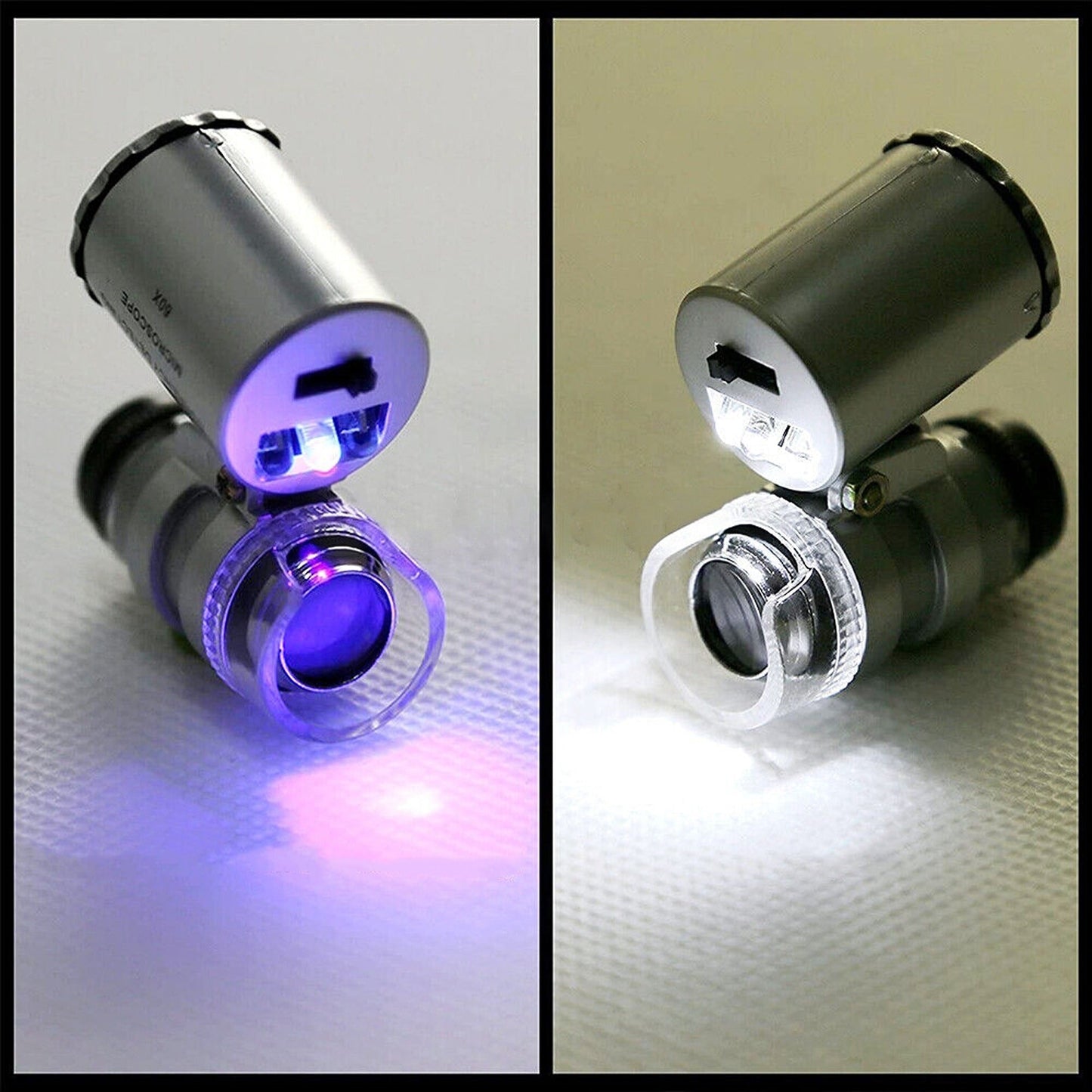 LED Light Jewelry Magnifying Loupe Pocket Loop