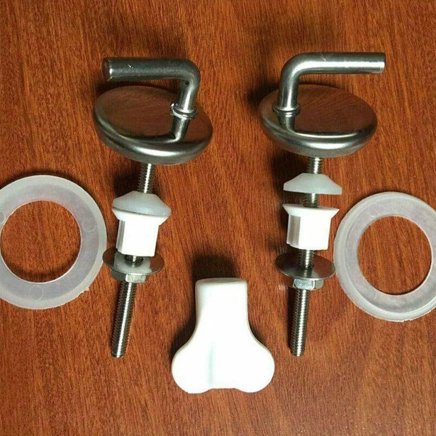 Toilet Seat Fix Fittings for Back to Wall Hinges 2pcs
