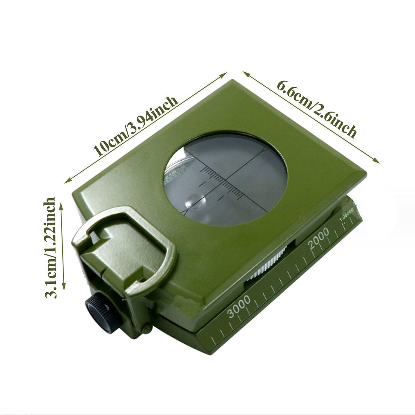Outdoor Military Metal Sighting Compass Gear Survival