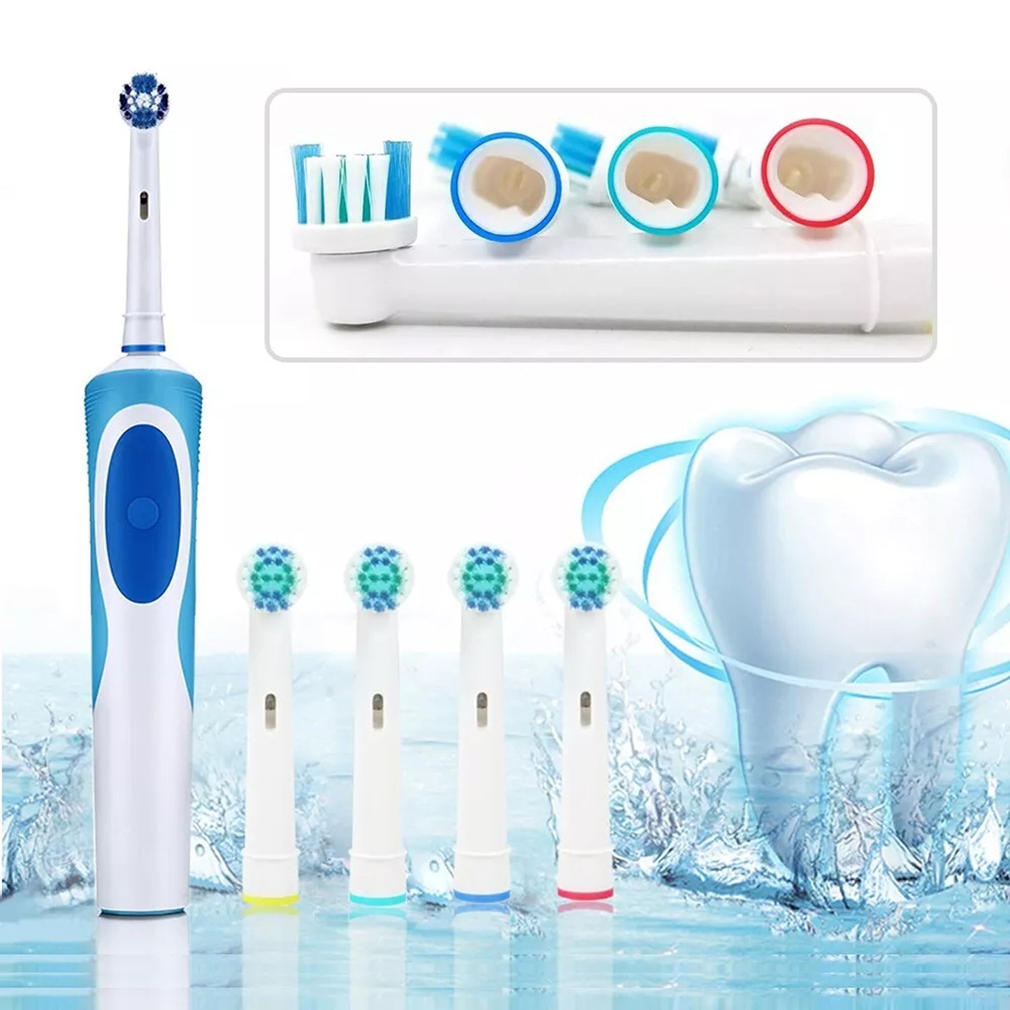 20pcs Replacement Toothbrush Heads Compatible with Oral B Electric Toothbrushes
