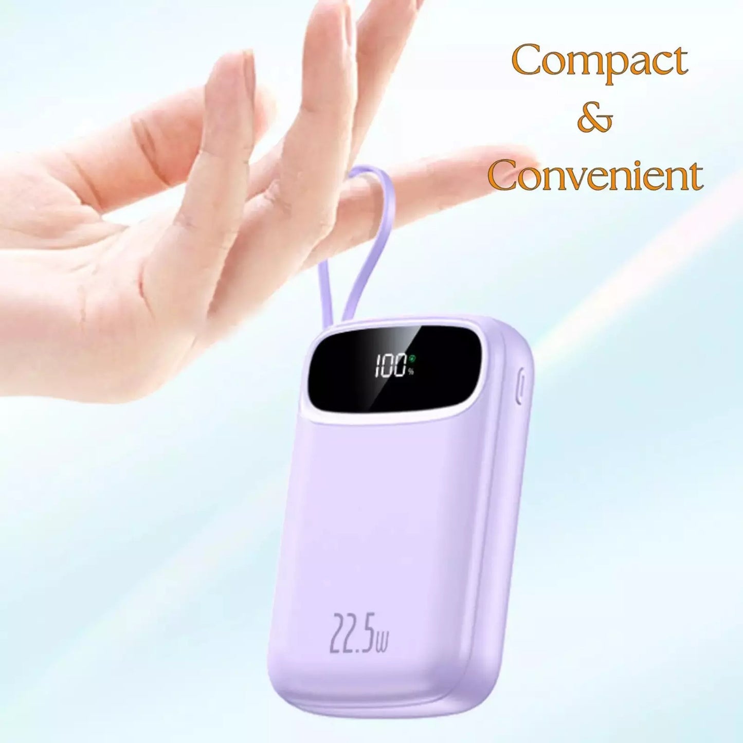 20000mAh Power Bank 22.5W Fast Charger Battery Pack for iPhone 16 15 Samsung