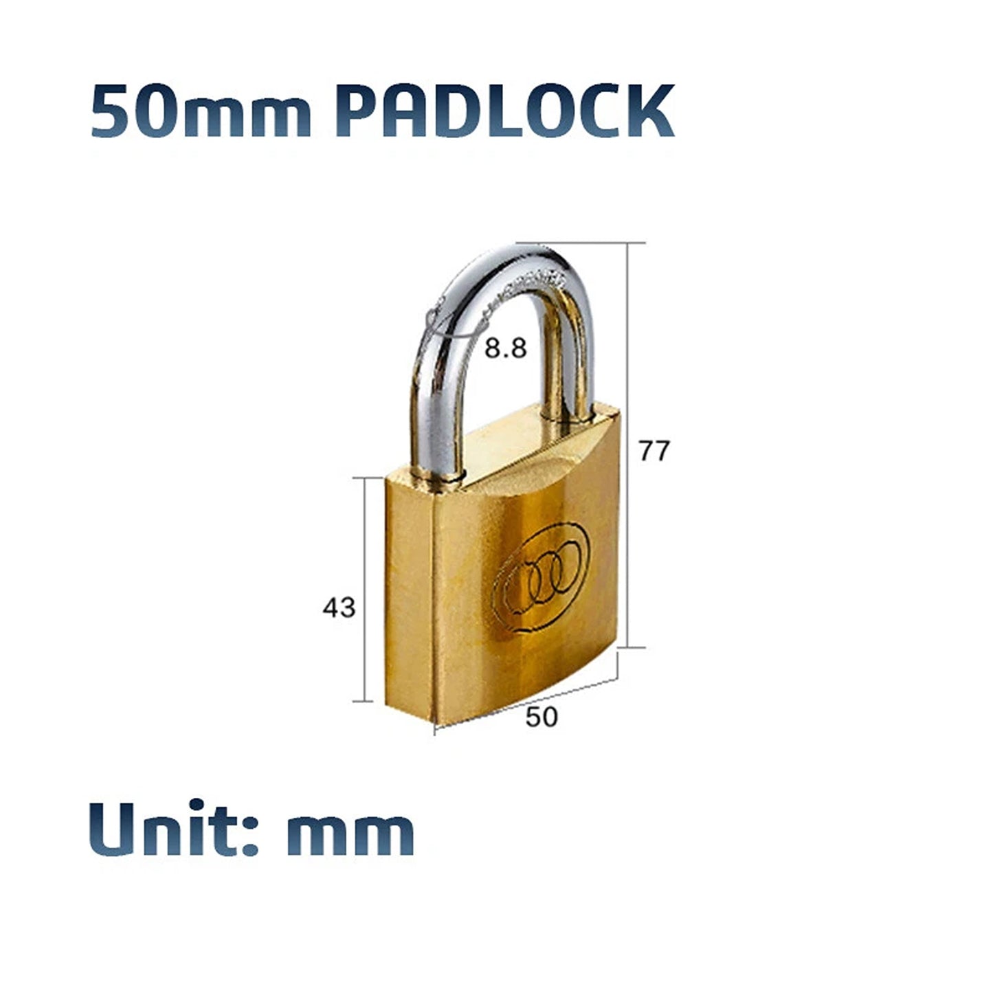 Heavy Duty Brass Padlocks Keyed Alike Value Pack Same Key All Locks