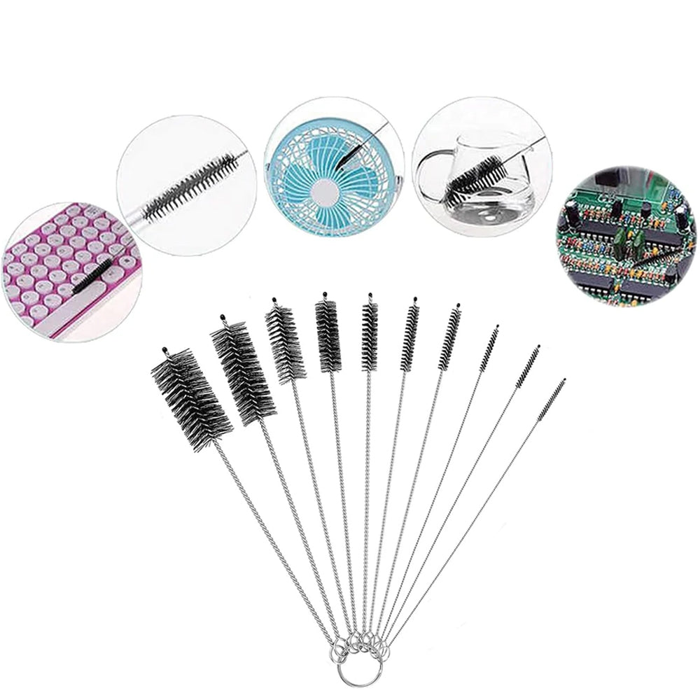 2 Set Nylon Straw Brush Cleaner