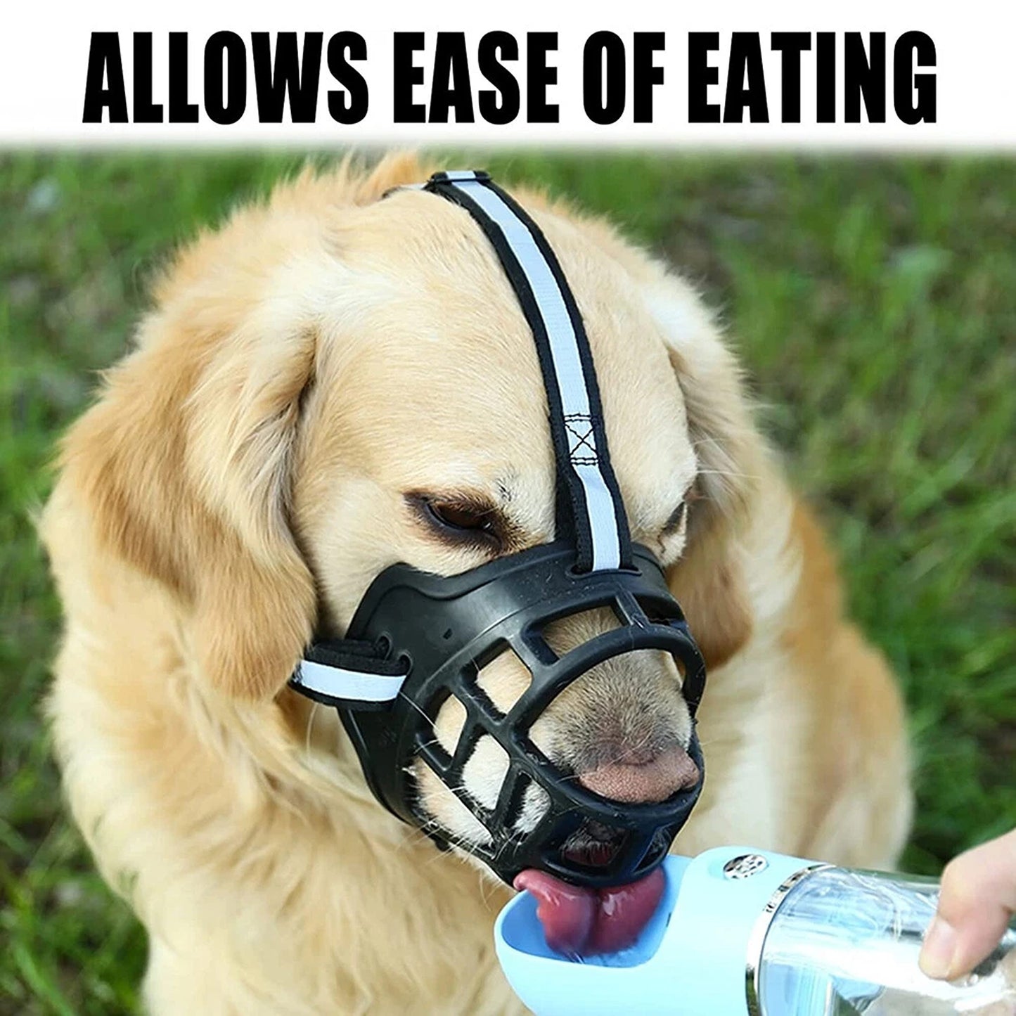 Adjustable Dog Muzzle Basket for Training and Anti Biting
