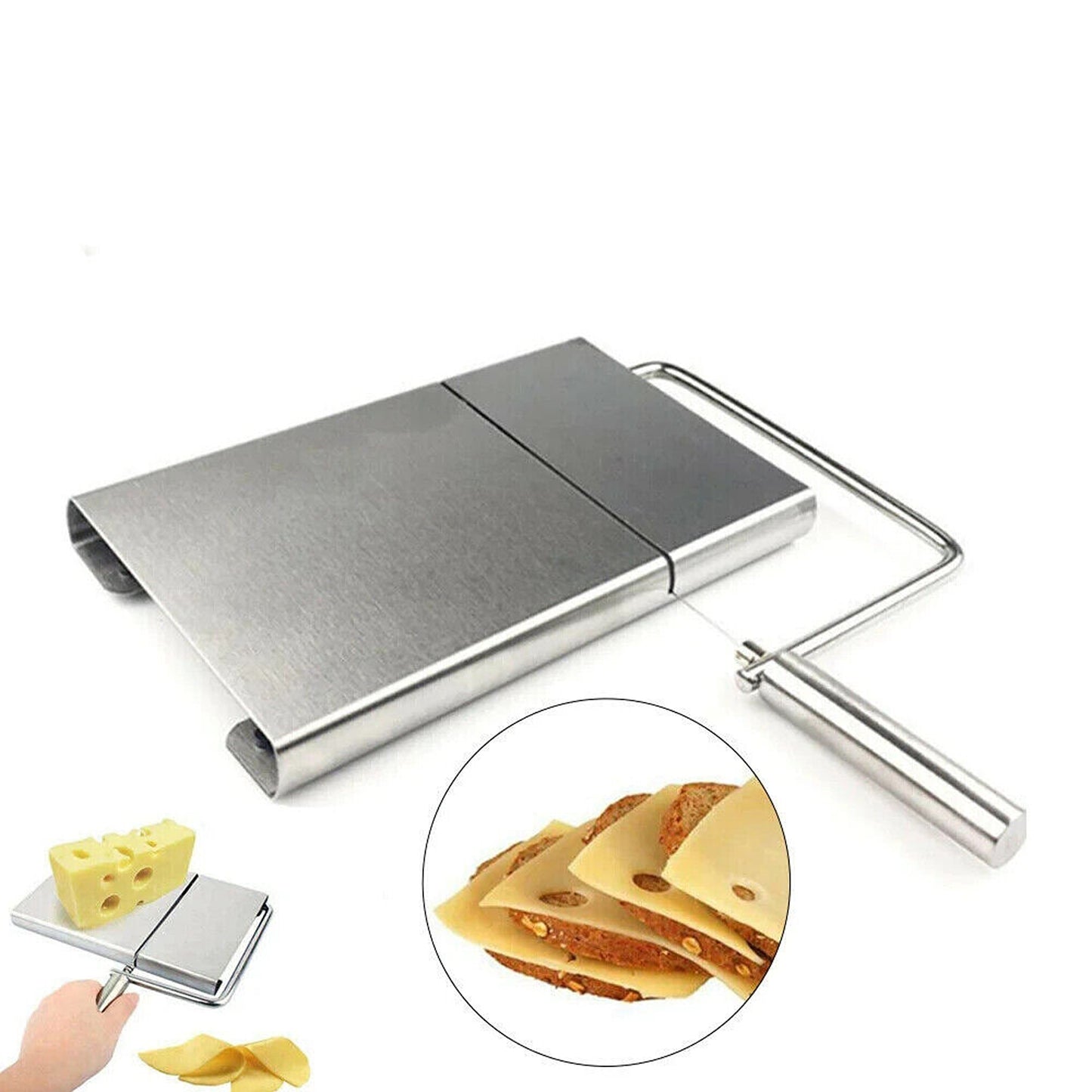 Blade Slicer Wire Butter Cutter Cheese Board Stainless Steel