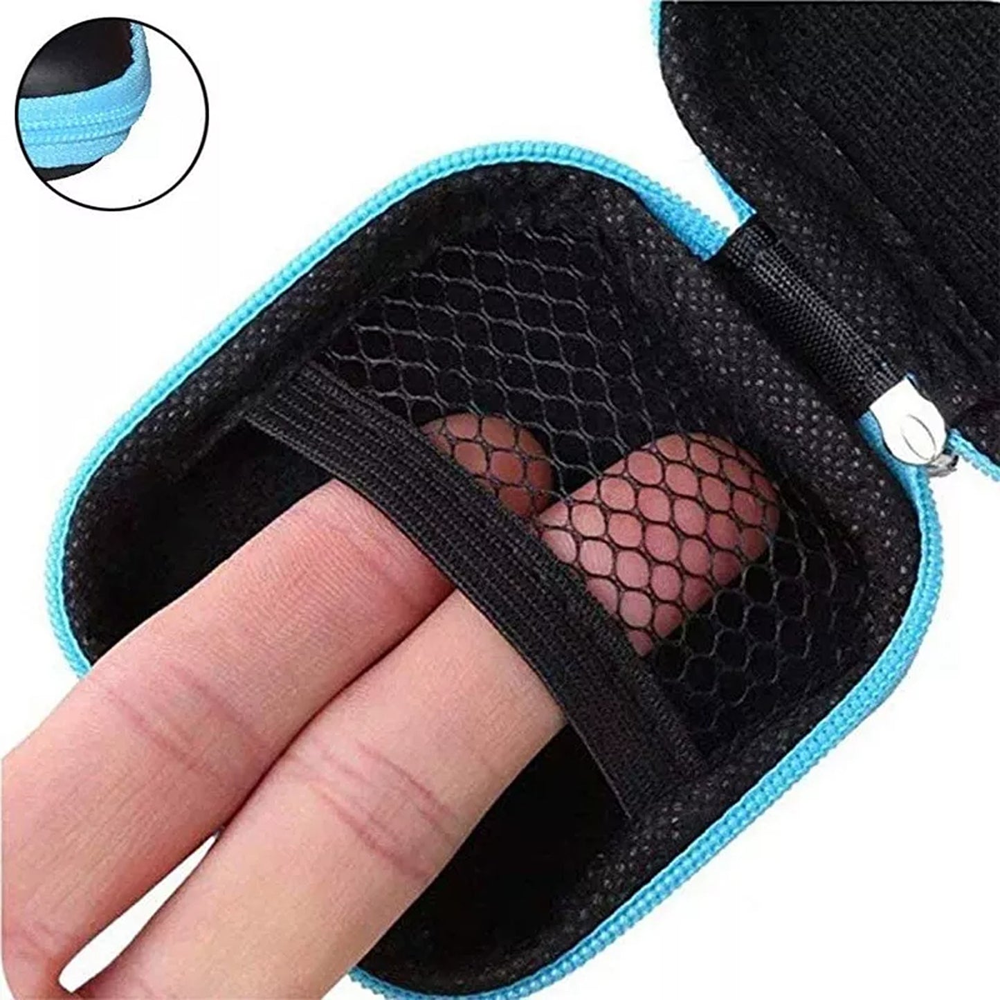 Portable Hard Case Pouch Storage Bag for Earphones Headphones Earbuds Cable