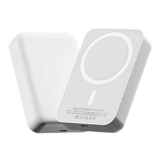 MagSafe Wireless Power Bank for iPhone 13 14 15 Portable Charger - White