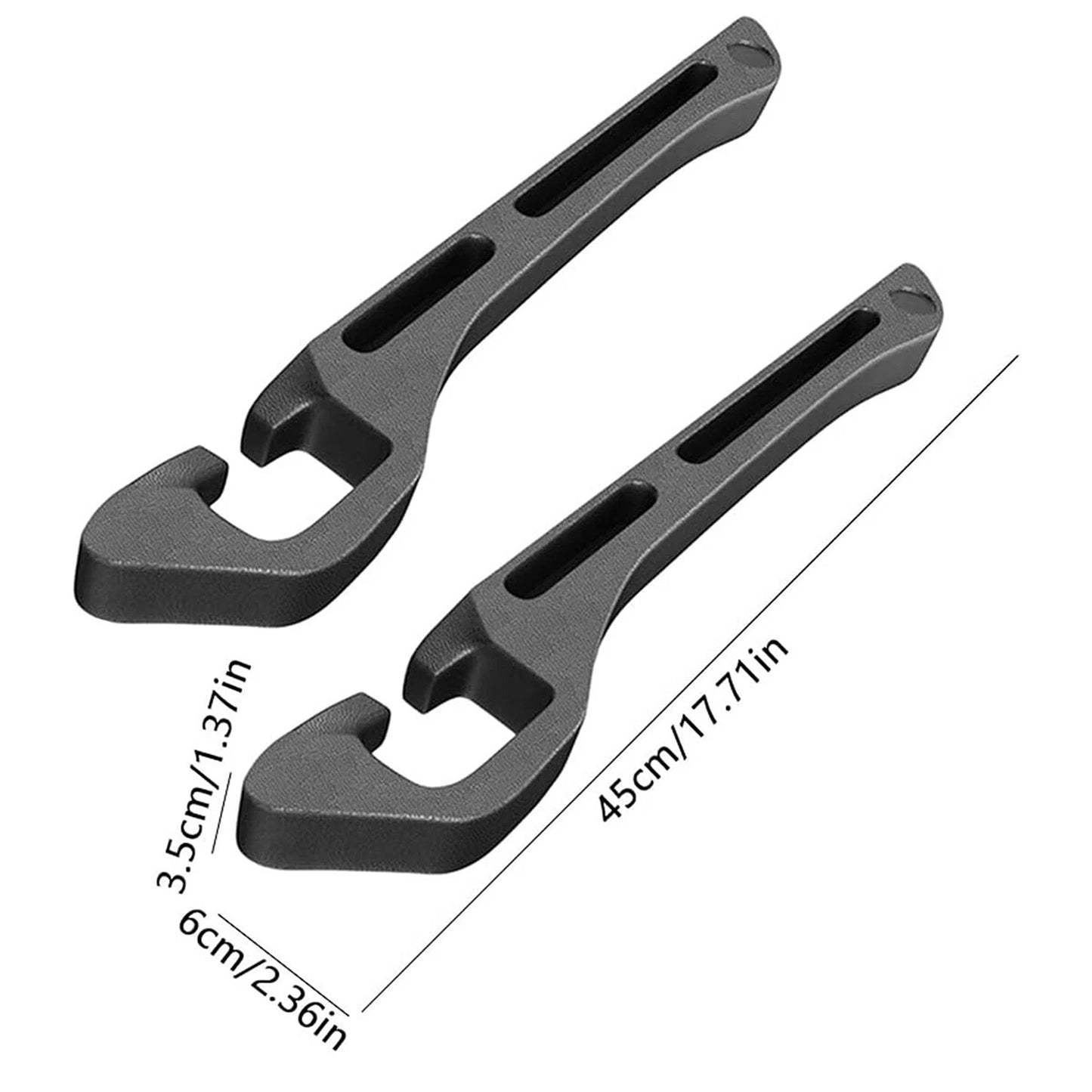 2 Piece Anti Drop Car Seat Gap Fillers for Vehicle Interior