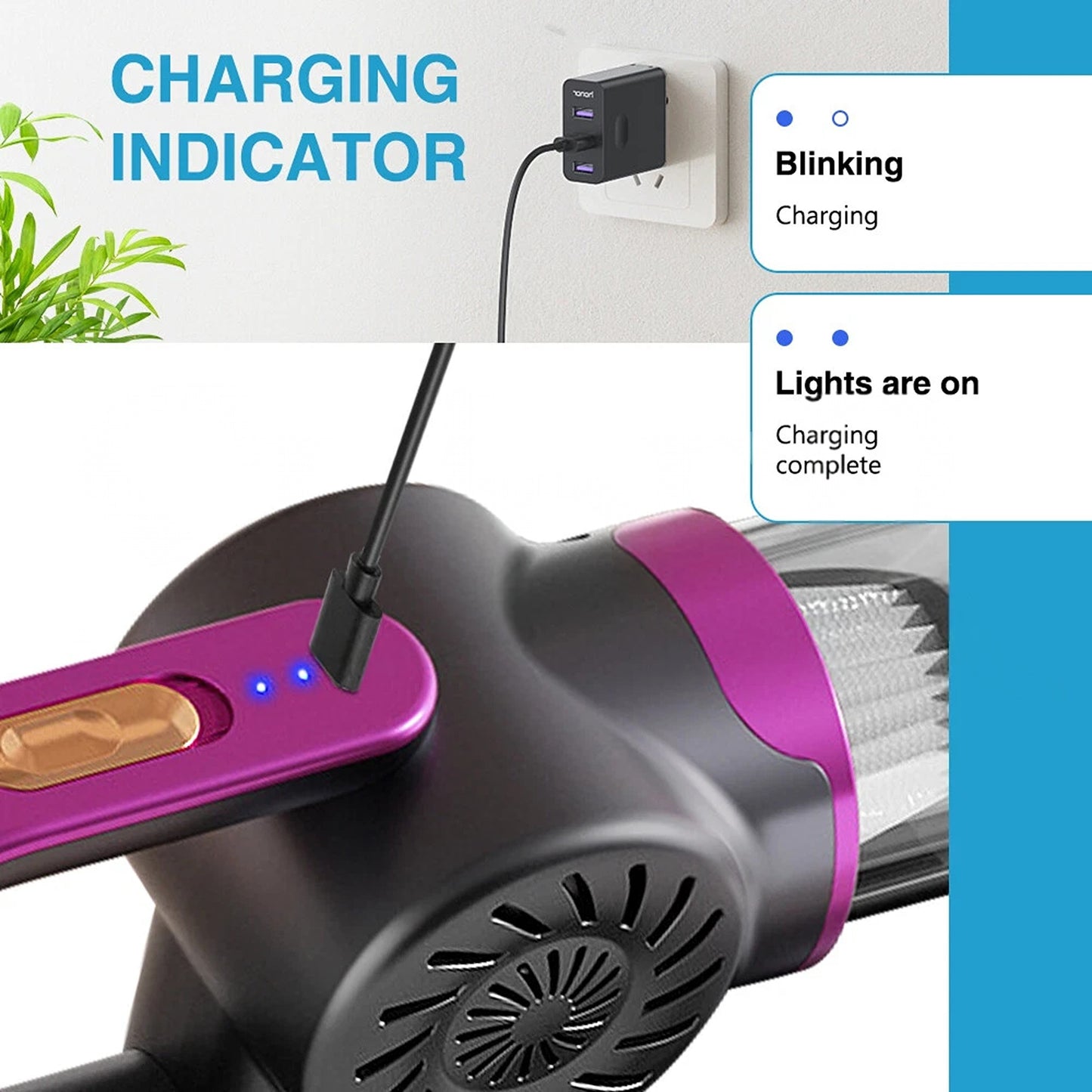 Cordless Handstick Vacuum Cleaner Handheld Upright for Home