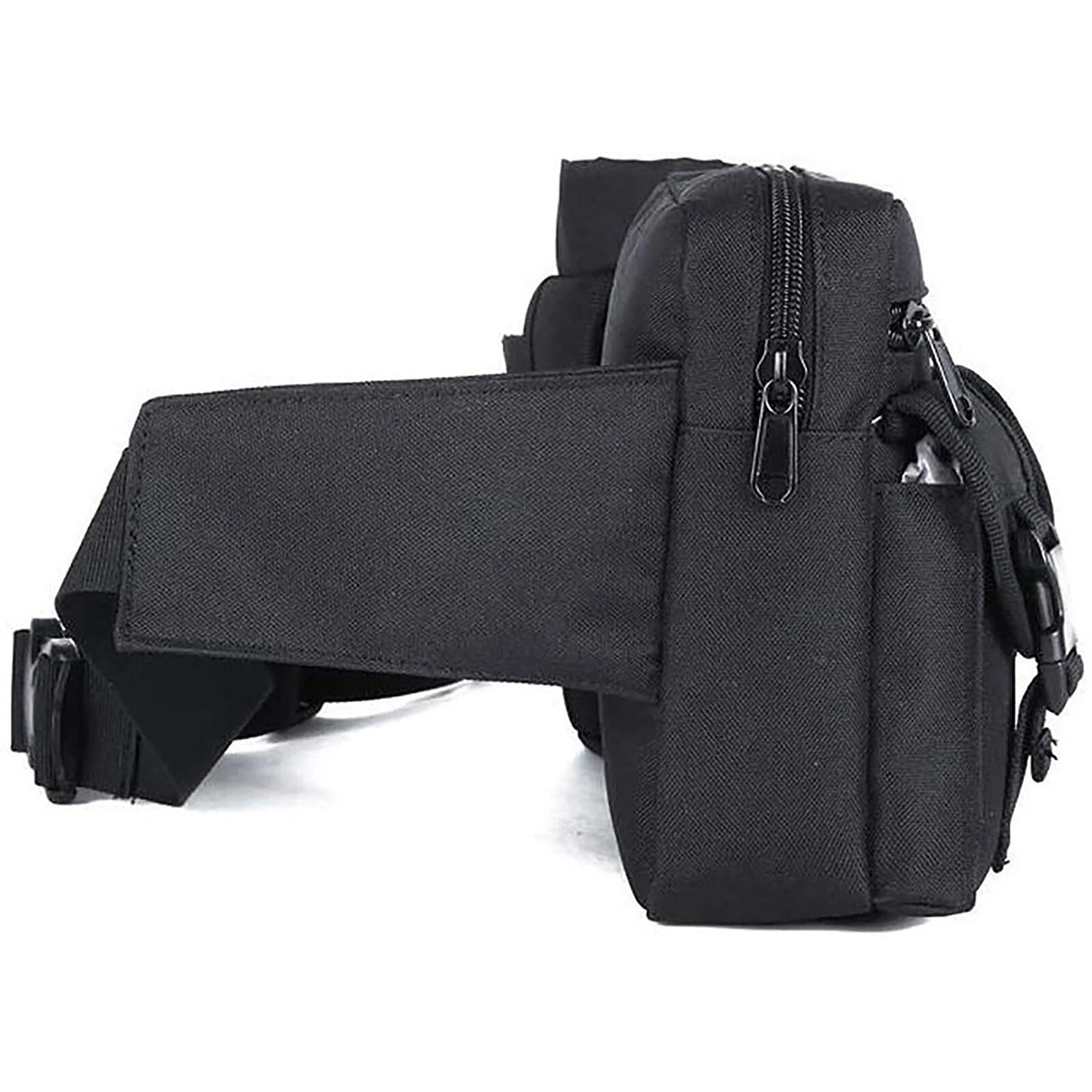 Black Tactical Waist Pack for Camping Hiking and Outdoor Activities