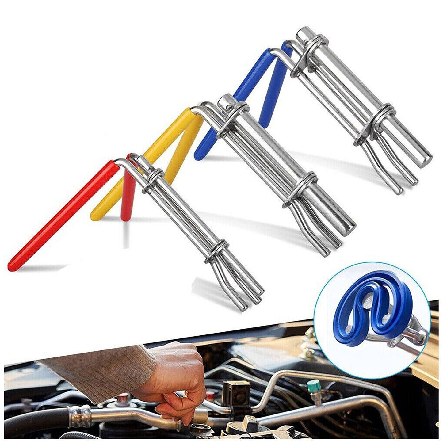 Hydraulic Cylinder Seal Installation Tool U-Cup Piston Rod 3x
