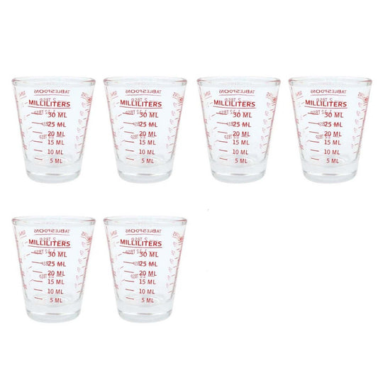 Espresso and Cocktail Measuring Cup Set 30ml - 6pcs
