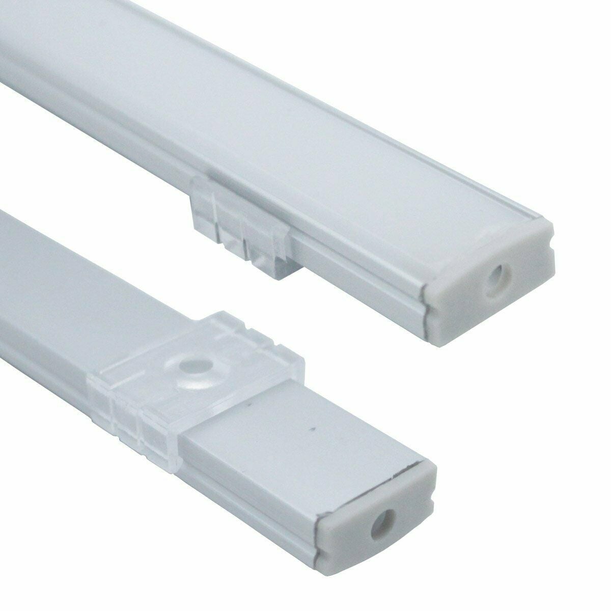 Thin Aluminium LED Strip Lights - White 10x1m