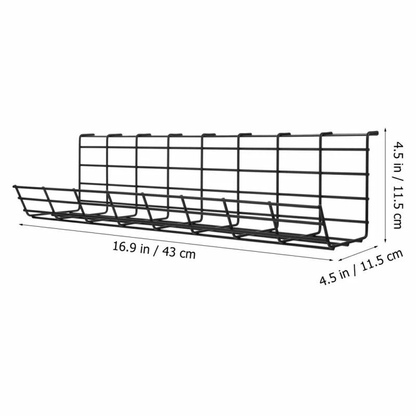 Cable Management Tray for Desk Under Desk Wire Organizer