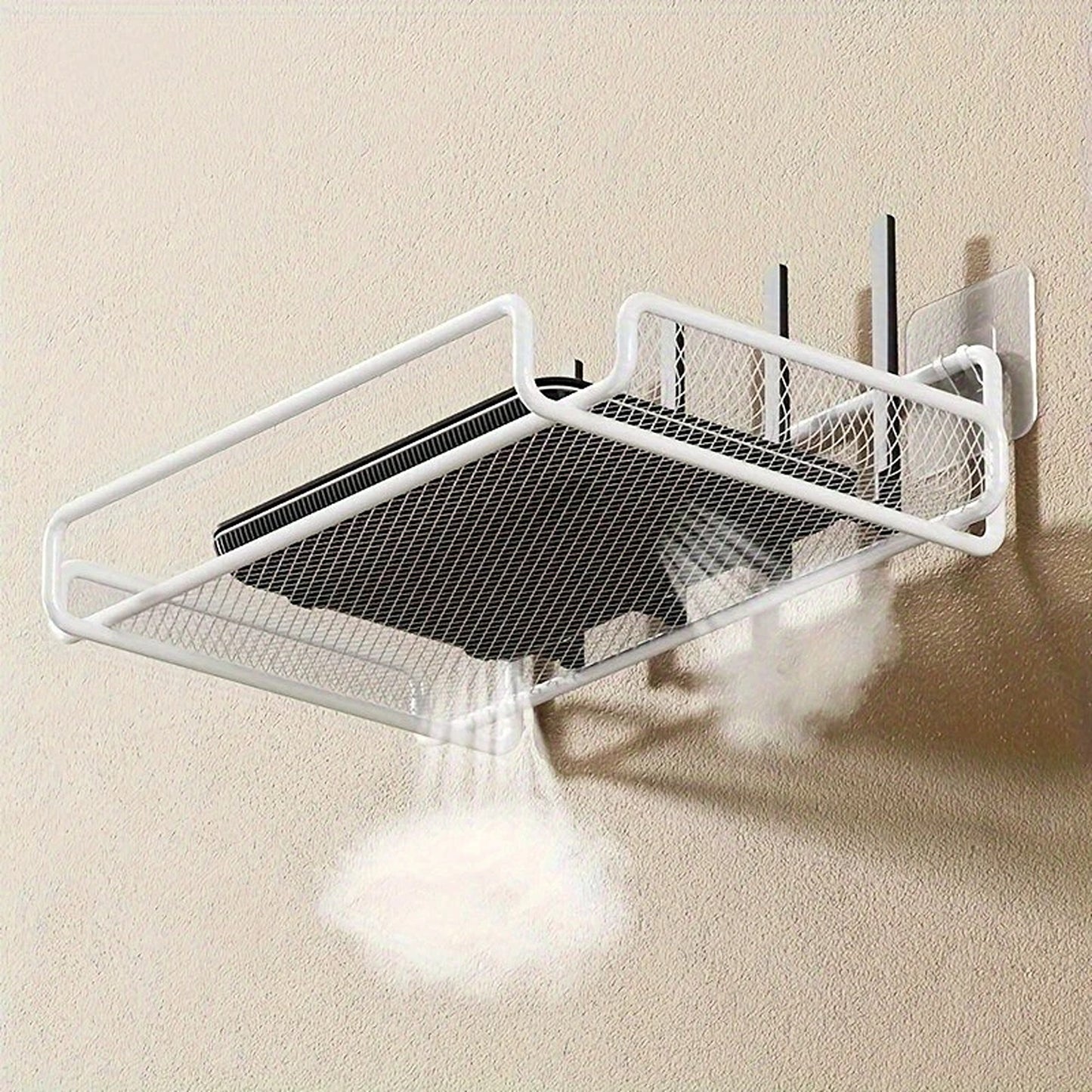 Wall Mounted Shelf for WiFi Router and Electronic Accessories