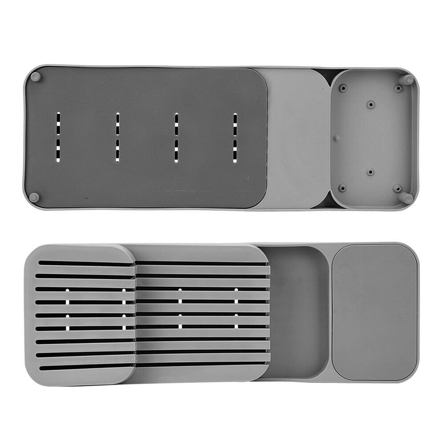 Knife Block Drawer Holder for Kitchen Organization